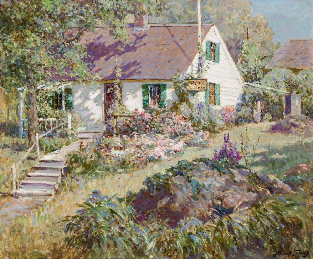 Abbott Fuller Graves-26-Il giardino del cottage, circa 1924